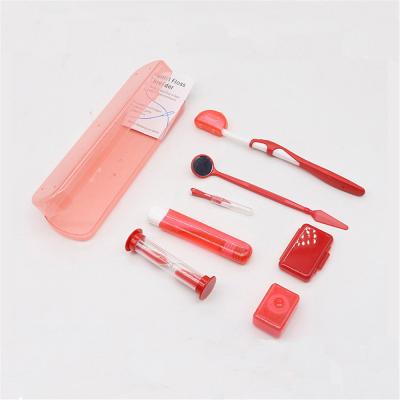 China 8 Pcs / Bag Orthodontic Care Kit For Braces Patient Travel Oral Care for sale