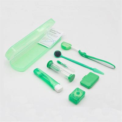 China Compact Portable Orthodontic Care Kit For Home Travel 8 Pcs/Pack for sale