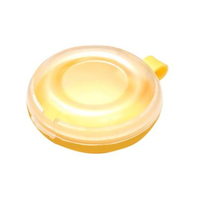 China ABS Plastic Dental Retainer Box Case Round Shape With Transparent Lid for sale