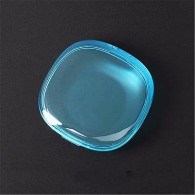 China PCTG Material Dental Retainer Box Case Blue Color Cute Shape for sale