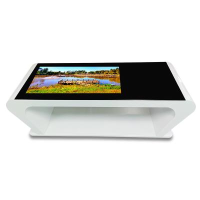 China 43 Inch Smart Home Multitouch Coffee Table , Touch Screen Smart Table Digital Times for sale