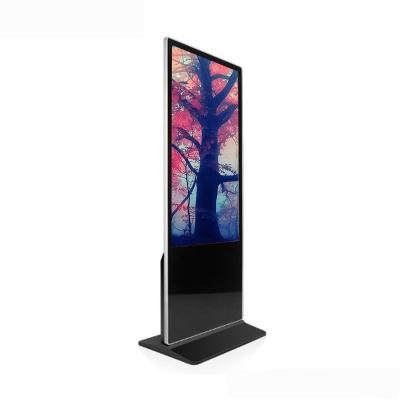 China 500 Cd/M² Brightness Floor Standing Touch Screen Kiosk , Freestanding Digital Signage for sale