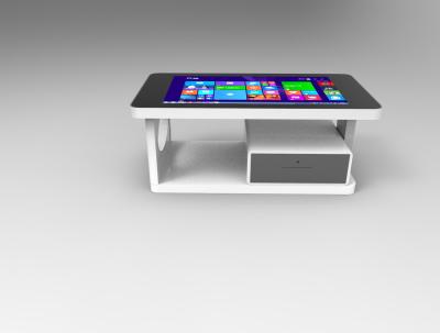 China Allen in Één Interactief Slim Volledig HD LCD Comité van de Touch screenkoffietafel Te koop