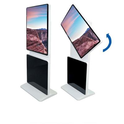 China 55 Inch PC Rotating Kiosk Display Touch Screen Aluminum Frame 178 Degree Viewing Angle for sale