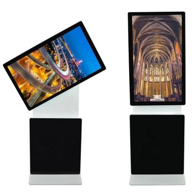 China TFT Free Standing Rotating Kiosk , Kiosk Interactive Touch Screen Plug And Play for sale