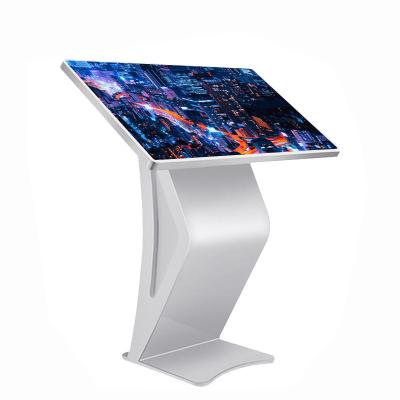 China 43inch Digital Signage Touch Screen Kiosk Floor Standing Horizontal Interactive All In One Pc for sale