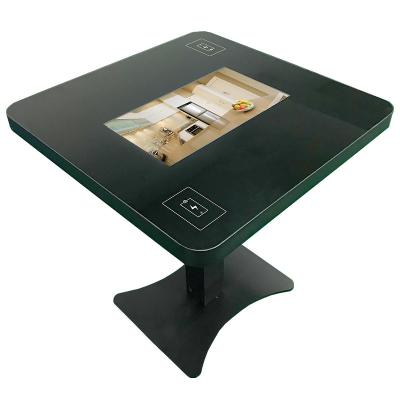 China Slim Interactive Touch Screen Coffee Table Capacitive 10 Points Touch Anti Theft for sale