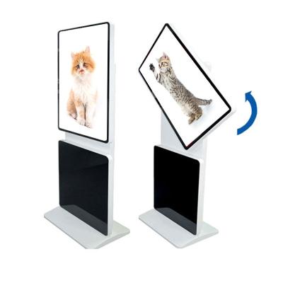 China 1080P video/Audio Roterende LCD Touch screenkiosk, Interactieve Touch screenkiosk Te koop