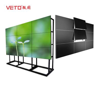 China exhibición de pared video 65 4k, sala de reunión video de la pared del bisel fino ángulo de visión de 178 grados en venta