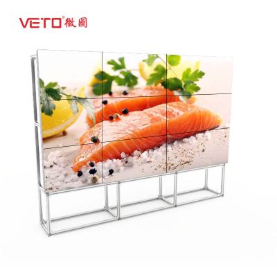 China Narrow Bezel LCD Video Wall Vivid Image Layout Full HD LCD Panel Easy Installation for sale