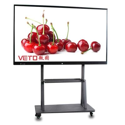 China High Brightness Touch Screen Interactive Whiteboard 3840*2160 UHD Resolution for sale