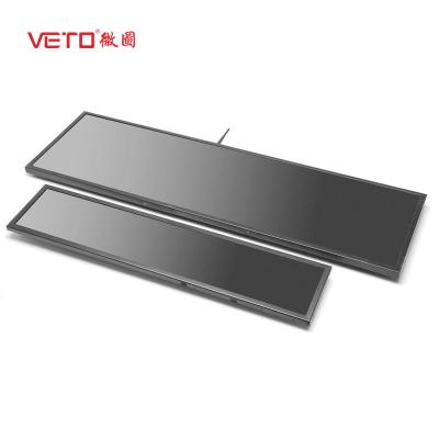 China Natural ultra fino de encargo ultra de par en par estirado del tamaño del panel LCD para el estante del supermercado en venta