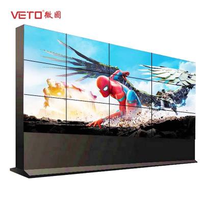 China Wall Mounted Commercial Video Wall 55 Inch 800nits High Brightness 500 Cd/M² for sale