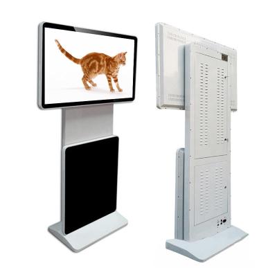 China 43 inch rotatable vertical LCD screen 16 : 9 show ratio advertising kiosk for sale