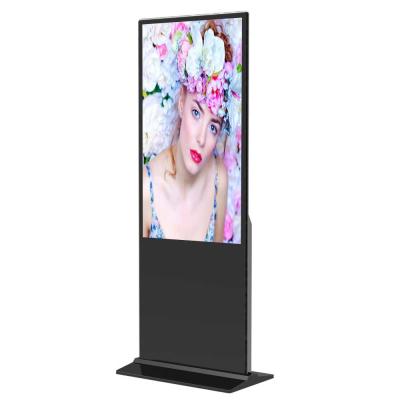 China 55 inch stand alone digital signage restaurant LCD advertising player for sale