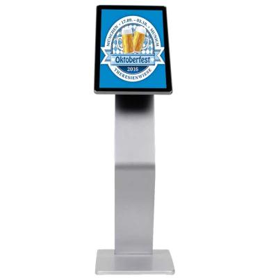 China Indoor Small Size Touch Screen Kiosk High Color Uniformity Long Hour Advertising Playing for sale