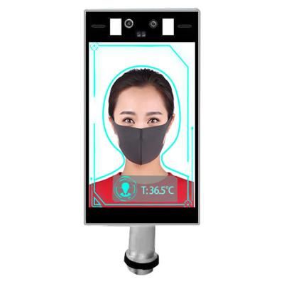 China Não do termômetro facial do reconhecimento do toque comparecimento infravermelho do tempo do termômetro à venda