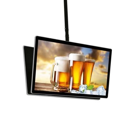 China Super Thin Digital Signage Lcd Display Marketing Hanging Double Side Ad Screen 49