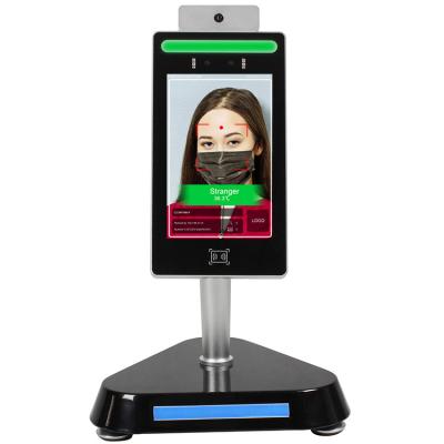 China Automatic Infrared Body Temperature Thermal Scanner Kiosk for sale