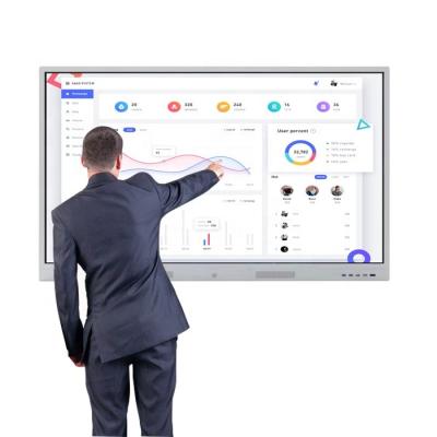 China 1920×1080 Finger Touch Screen Interactive Whiteboard 86 Inch for sale