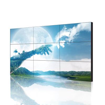 China 55 Inch 450nits 4k 1x2 Window Video Wall Panel 1920×1080 for sale