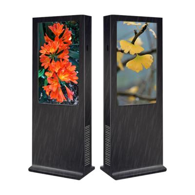 China Anti Thunder Double Sided Outdoor Digital Totem 2000nits 65 Inch for sale