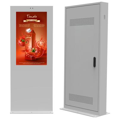 China 85 Inch Waterproof Outdoor Digital Totem 3840x2160 Sun Readable for sale