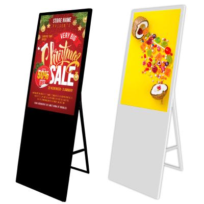 China VETO 43-inch Commercial Portable Folding Flexible Network LCD Digital Signage for sale