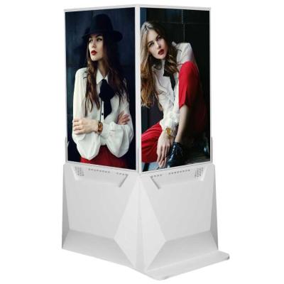 China Indoor Double Sided Digital Signage 43 Inch Optional Floor Standing Kiosk for sale