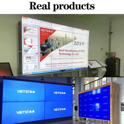 China 46 55 exhibición video de Digital Signage LCD del regulador de la pared de la pulgada 3x4 4x4 4K Lcd en venta