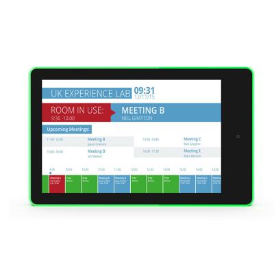 China NFC REID Meeting Room Schedule Display 10.1 Inch POE Android Tablet for sale