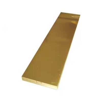 China Purity Laser Cut 5mm Brass Plate C1100 material 600mm Width ASTM Standard for sale