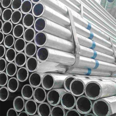China Z70 hot dipped steel pipe , Galvanized Round Tubing EN39 EN10219 Standard for sale