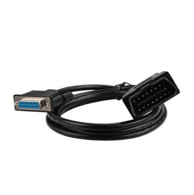 China Black Plastic OBD2 Diagnostic Tool OBDii Cable for Super VAG K+CAN V4.8 / Super VAG plus 2.0 for sale