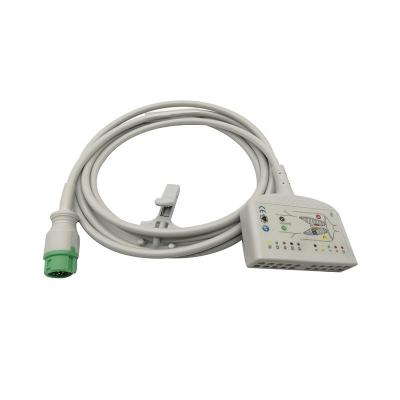 China Mindray 10 Lead EKG Trunk Cable 2.4m 009-004728-00 0010-30-42721 for sale