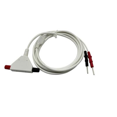 China Atrial Ventricular Pacemaker Pacing Cable 3m 2mm Pin Connector KBR-300-001 for sale