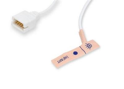 China Punta de prueba adhesiva larga disponible del oxímetro del pulso de los sensores los 3.3ft de Mindray Datascope en venta