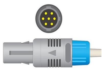 China Cable compatible del adaptador de Bionet 7pin spo2/cable de extensión para el monitor paciente en venta