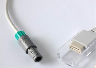 China High Durability Spo2 Sensor Cable , Pulse Oximeter Cable 6 Pin Connector 0010 - 30 - 42625 for sale