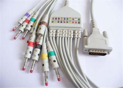 China Kompatibles Philips/HP-Elektrokardiogramm-Maschinen-Kabel und Anschlussleitungen zu verkaufen