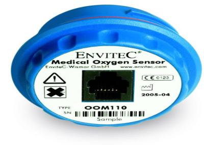 中国 Envitecのための携帯用医学の酸素センサーO2の細胞5秒の応答時間 販売のため
