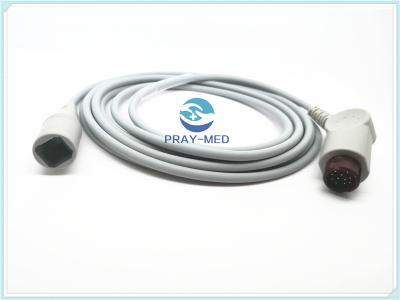 Chine Câble envahissant d'adaptateur de tension artérielle de Philips, câble médical de transducteur de pression à vendre