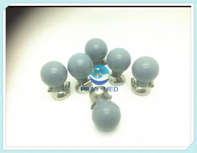 China Blue Ecg Bulb Electrodes  24mm 32mm Bulb Diameter Suction Cup Electrodes for sale