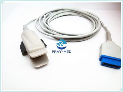 China Cable reutilizable de 3M/el 10ft del conector pin de los sensores Spo2 11 de GE Marqutte OXI en venta
