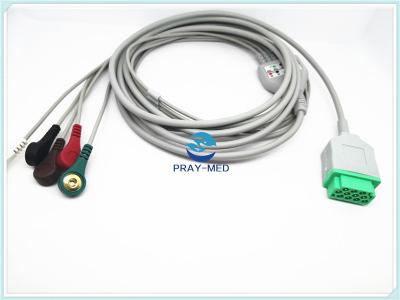 China GE Marqutte ECG Patient Cable With Cip / Snap 11 Pin Connector 2.7m Trunk Cable for sale