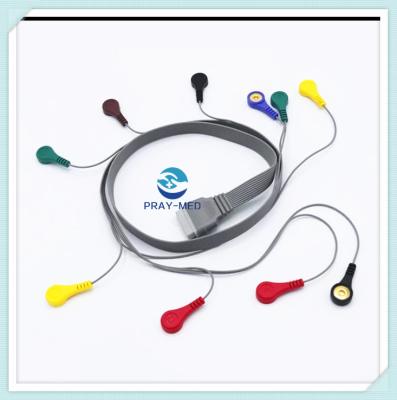 China 10 Lead ECG Patient Cable 1.5m Length Edan SE2003 / SE2012 For ECG Hotler Recorder for sale