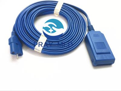 China Diathermie-geduldiges Platten-Kabel PVCs 3m für Electrosurgical-Boden-Auflage zu verkaufen
