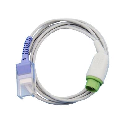 China Kontron 7840 Medical Pulse Ox Machine Extension Cable 12 Pin Connector for sale