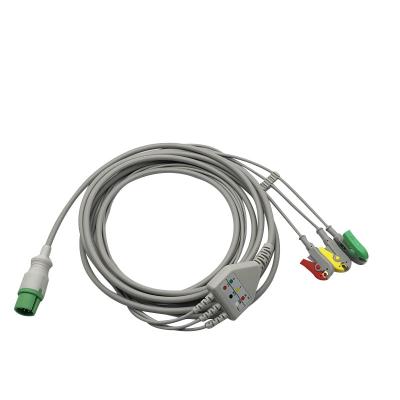 Chine 3/5 lié directement d'avances Ecg de MEK câble le connecteur mâle du collier IEC/AHA 6, à vendre