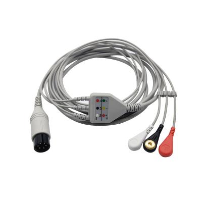 China ISO ECG Patient Cable 6 Pin Contec CMS 6800 CMS 8000 CMS 9000 for sale